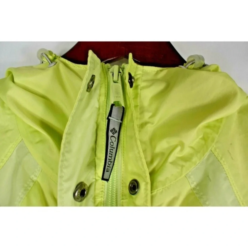COLUMBIA SPORTSWEAR XCO‎ Womens ladies Packable Jacket Storm Dry LIME - SIZE S